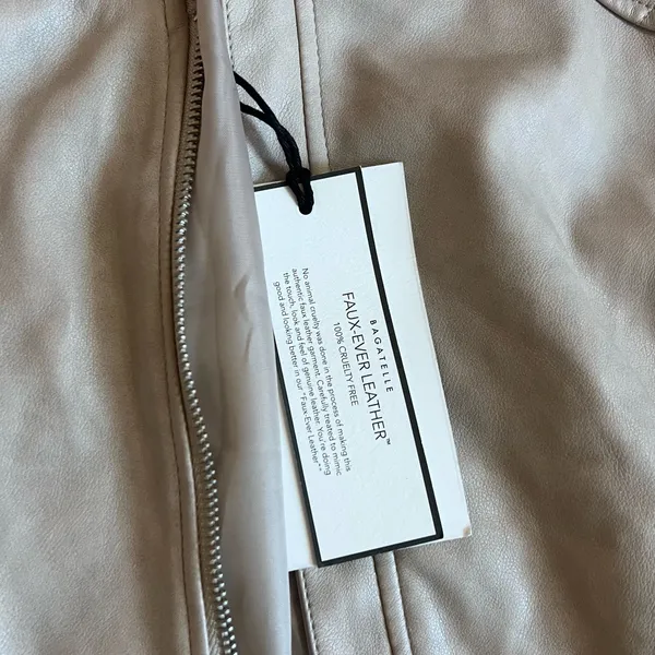 BAGATELLE COLLECTION Faux Leather Jacket sz XL - Image 5