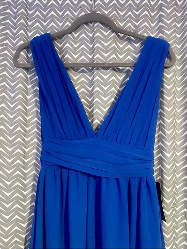 NWT Lulus | Heavenly Hues Royal Blue Maxi Dress, Size XS - Image 5