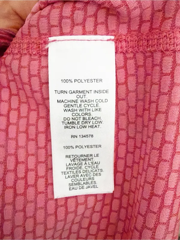 Vineyard Vines Performance 1/4 Zip Pullover Men’s L Pink Stripe Golf Preppy Top - Image 5