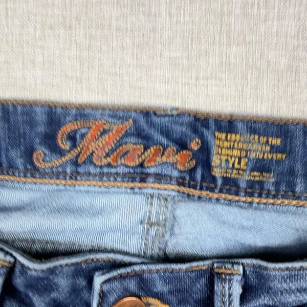 Mavi Annie Jeans Womens 31 Blue Medium Wash Low Rise Straight Stretch Denim - Image 8