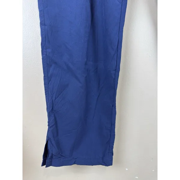 FIGS Yola FREEx Lined Scrub Pants Women’s XL High Waist Navy Blue Medical - Image 5