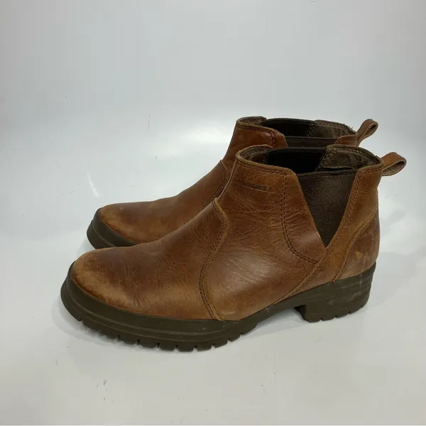 Merrell‎ city leaf Chelsea boots brown leather women’s size 7 casual neutral - Image 6
