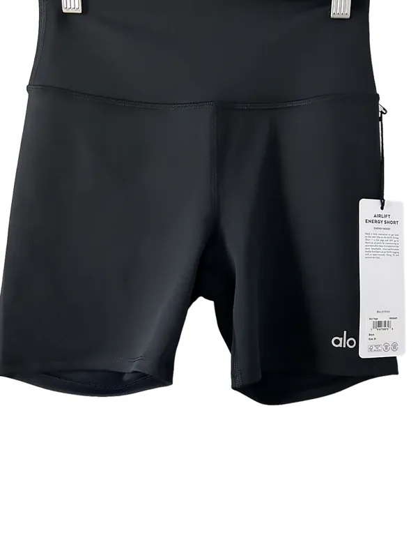 NWT Alo Airlift 5” Black Energy Shorts NWT Size M - Image 6