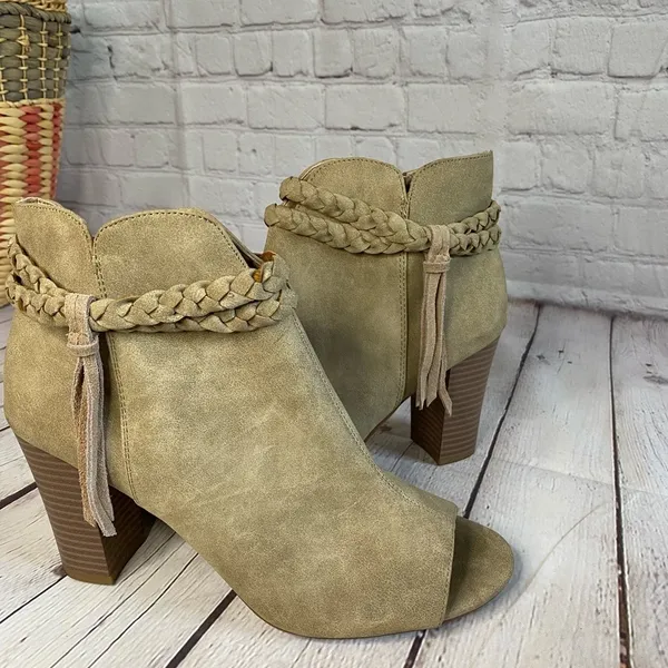XOXO Open toe booties - Image 6