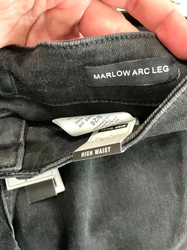 NWT Judy Blue Rigid Magic High Waist Marlow Black Size 3/26 Jean Trouser - Image 7