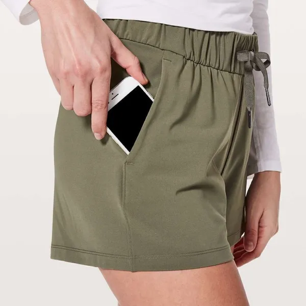 Lululemon On The Fly Short *2.5" in Sage - Image 4