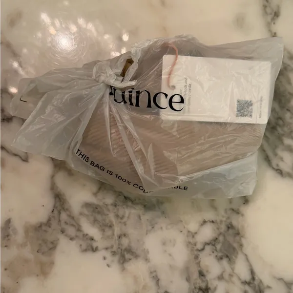 NWT Quince Women's Sand Nude Comfort Rib Tank Bralette (2-pack) Sz XS Sold Out - Image 5