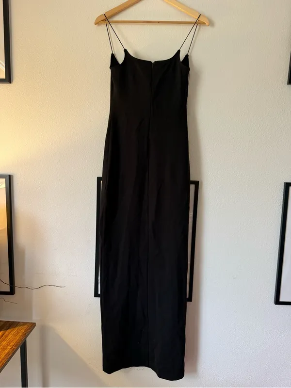 NWT Camila Coelho Nova Maxi Dress Spaghetti-Strap with Thigh Slit - Image 4