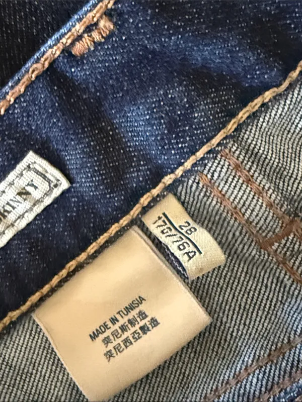 Ralph Lauren RL Stacked Skinny Jeans Dark Wash Indigo Denim Size‎ 28 - Image 3
