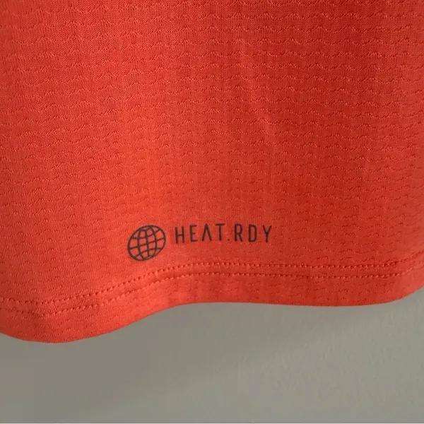 Adidas Coral Fitted Short Sleeve Polo Shirt size L - Image 7