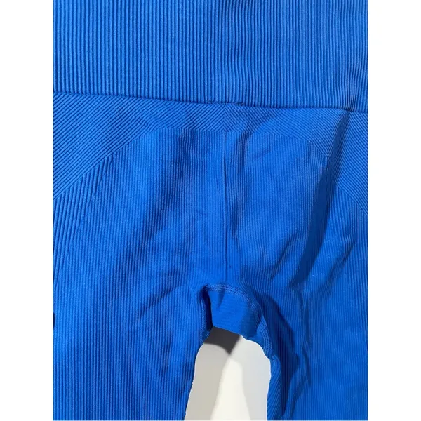 Target Seamless Leggings in Royal Blue Size Small Ribbed Stretch - Image 5