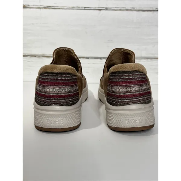 Skechers BOBS Skipper Wave Stay Snug Slip-on Shoe Size 8 Brown Memory Foam - Image 6