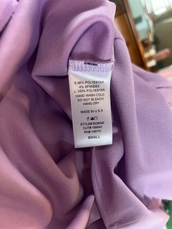 Blue Blush Lavender Strapless Bodycon Mini Dress - Image 4