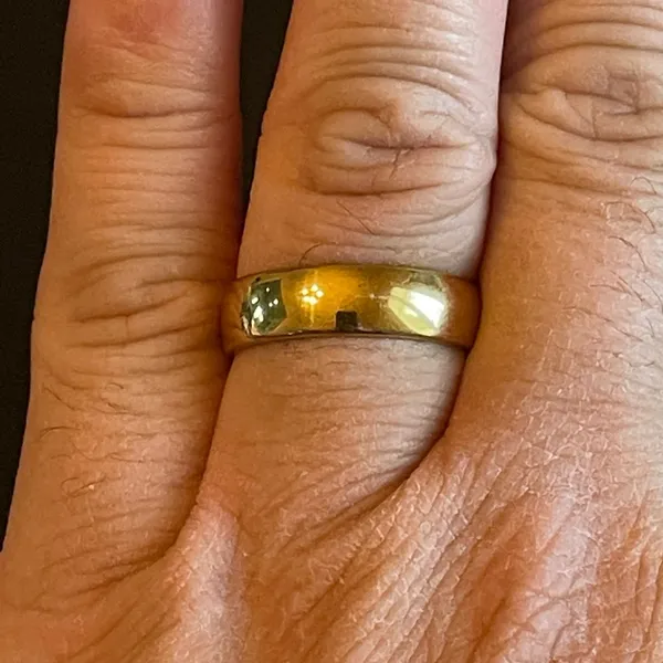 6mm gold stainless steel ring - Image 6