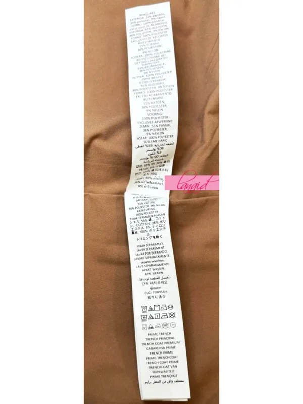 Alo Prime Trench Toasted Almond Tan Structured Belted Belt Long Coat Jacket S - Image 16