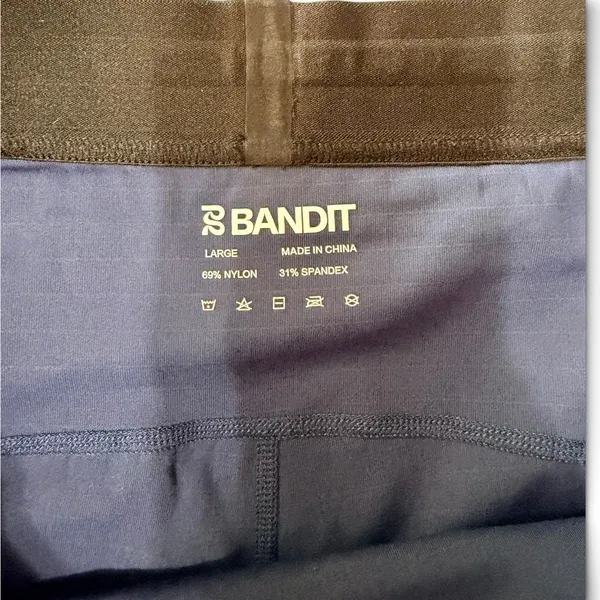 Bandit gridlock 5'' compression short navy Athletic Running Women's Large Blue - Image 4