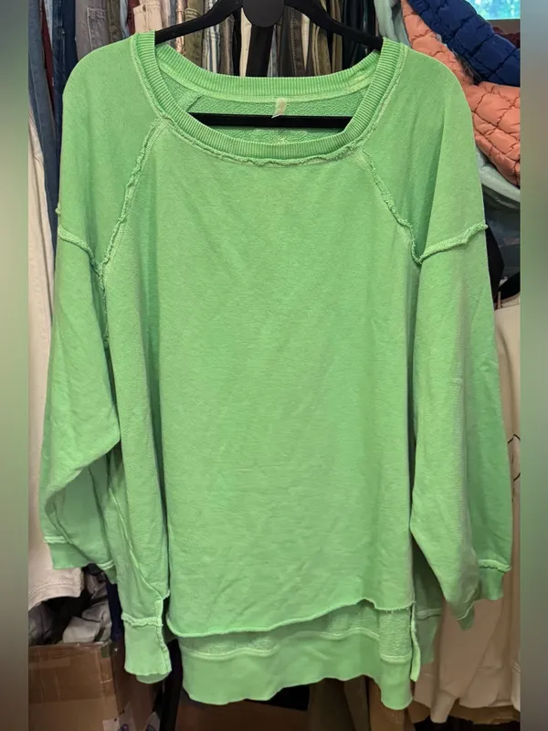NWOT Free People FP Movement One To Beat Pullover - Voltage Green - Small - Image 8