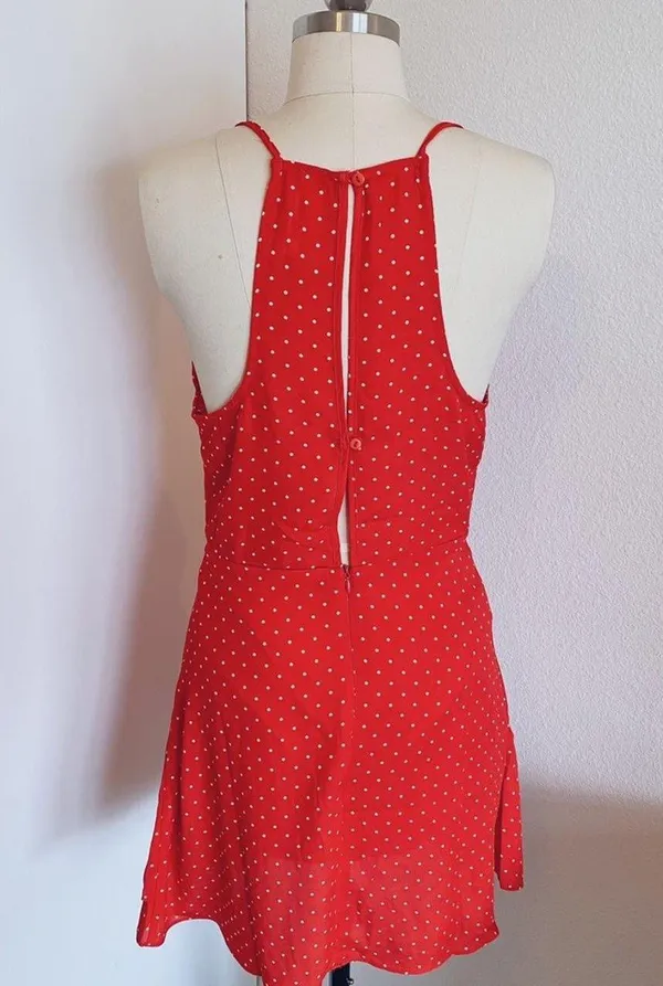 Red Polka Dot Dress - Image 4