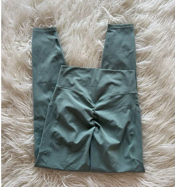 Gymshark Whitney Everyday Pocket Leggings Leaf Green Size Small - Image 5