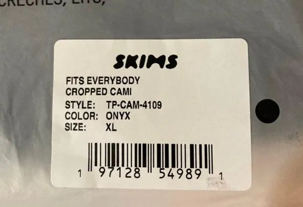 SKIMS Fits Everybody Cropped Cami XL NWT - Image 4