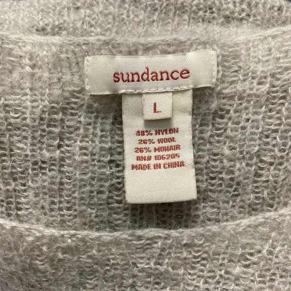 Sundance Catalog Wool Mohair Knit Beige Ribbed Sweater Size US‎ Large - Image 11