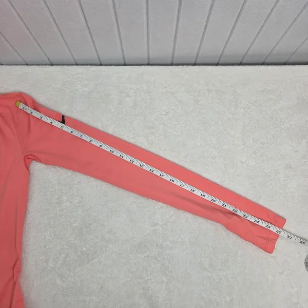 Nike Dry-Fit‎ 1/2 zip Coral Athletic pullover Size S - Image 6