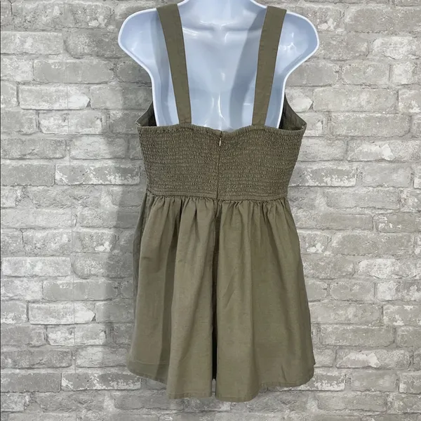 Urban Outfitters Olive Marci Bustier Romper - Image 4