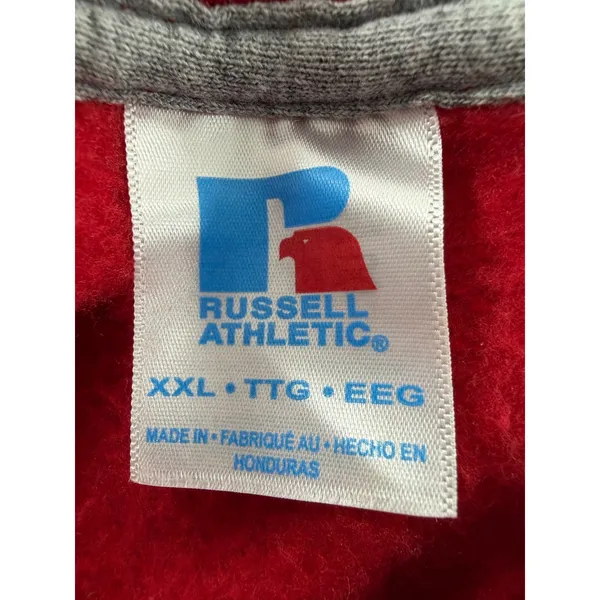 Russell Athletic Red Let It Snow Christmas Sweatshirt XXL Embellished Studded - Image 5