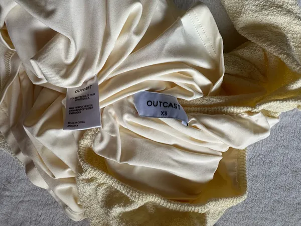 Outcast Clothing Maii Mini Dress Lemon Yellow - Image 6