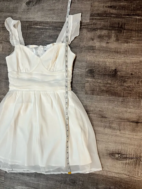 PRINCESS POLLY So Sweet Mini Dress in White - Image 7