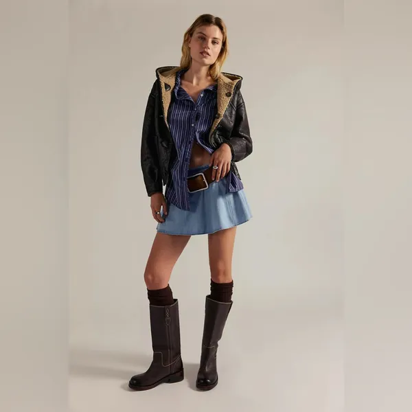 Free People Paradise Found Denim Skort - Image 3