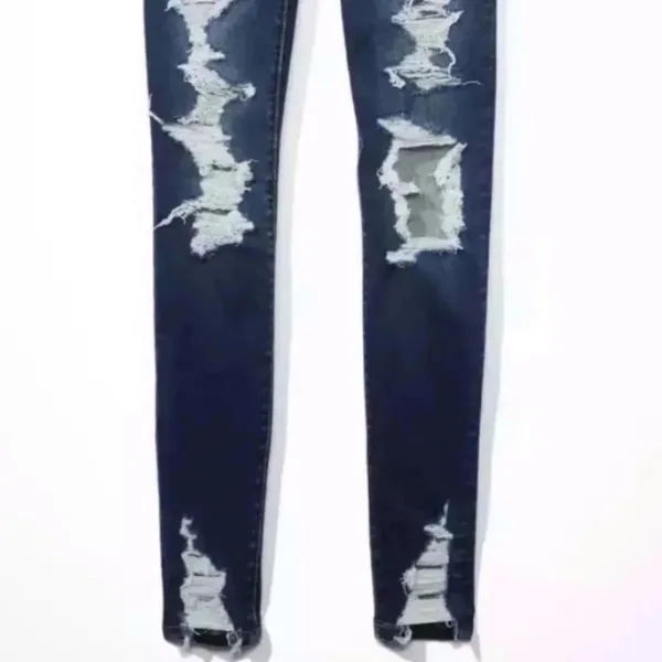 American Eagle Ripped High-Waisted Jegging, Size: 2 (26in) Regular - Image 10