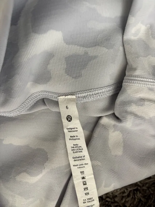 Lululemon White camo leggings  - Image 3