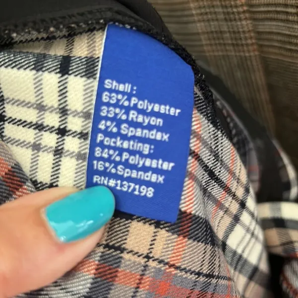 Cara Santana x Apt 9 Plaid Pant High Rise Wide Pants 14 - Image 9
