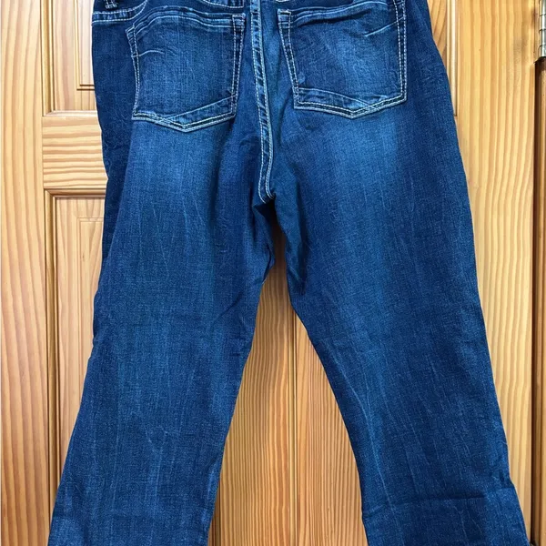 Buckle Dark Wash Denim Jeans - Image 3