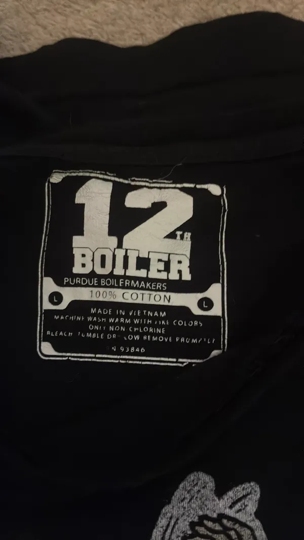 Purdue Boilermakers black t - Image 2