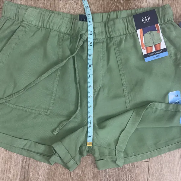 NWT Gap Tencel Short Size Large Loden Frost - Image 8