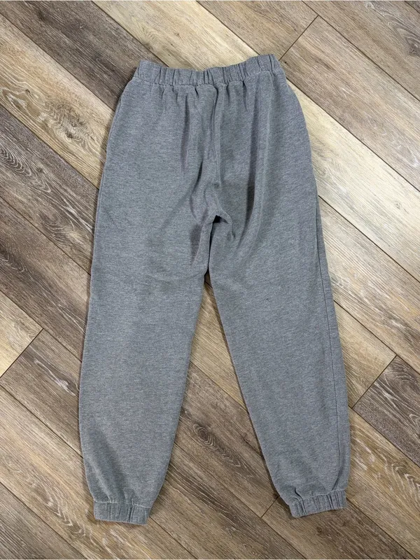 Hollister Gray Fleece Jogger Sweatpants NWOT - Image 4