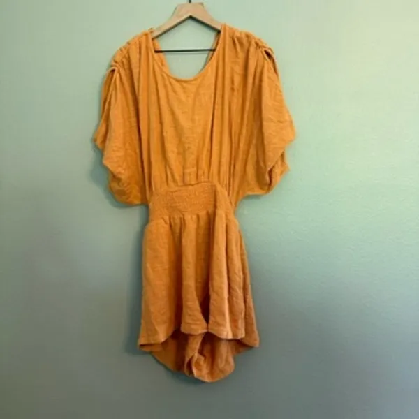 nwt new free people Pietro Romper Suntan size medium M - Image 3