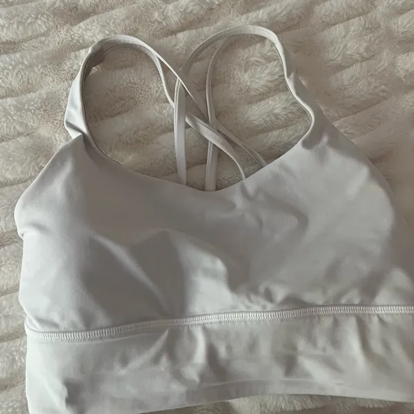 Lululemon Athletica White Sports Bra - Image 2