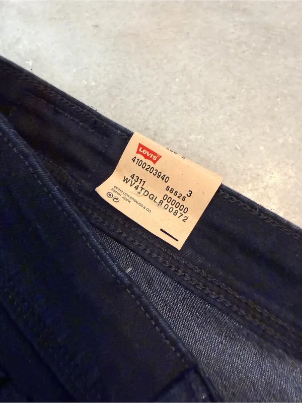 NWT Levi’s 512 Size 18W Short 512 Perfectly Shaping Bootcut Stretch Jeans Black - Image 14