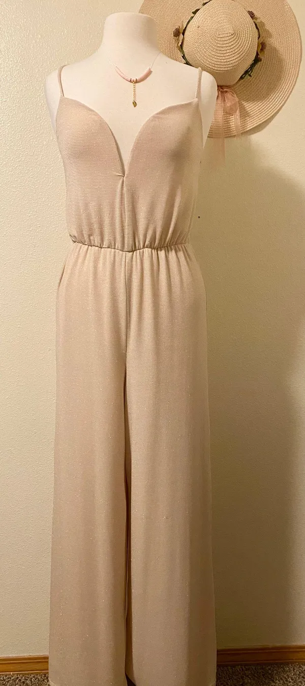 Pink Jumpsuit Size M - Image 3