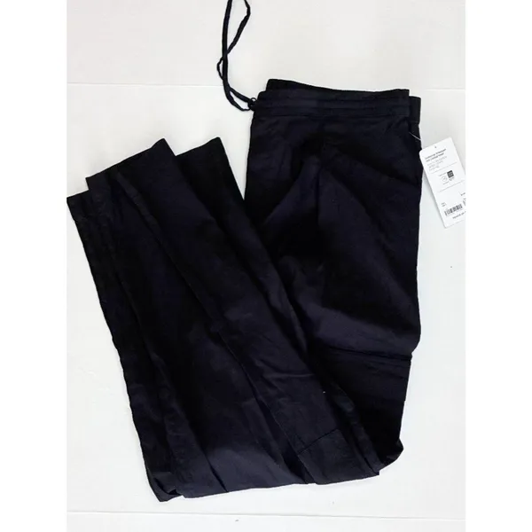 Athleta Paradise Straight Leg Cargo Pant - Black - Size Large - NWT - Image 2