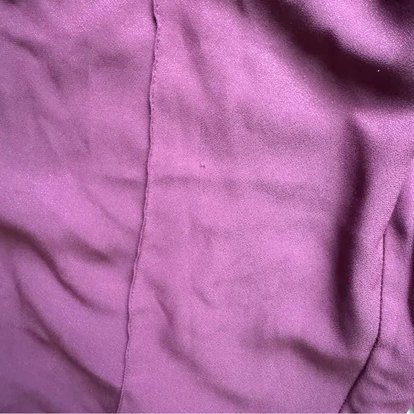 Metaphor Women’s Medium Burgundy Pull-On Dress Pants with Silk Lined Pockets - Image 4