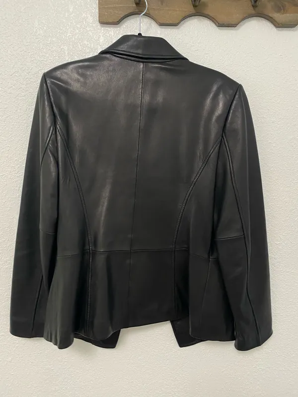 Classiques Entier Black leather jacket - Image 3