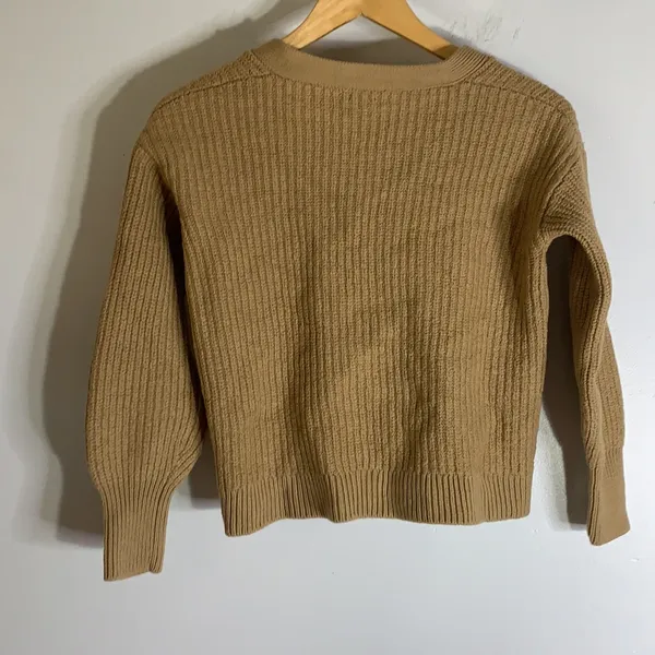 Wilfred merino wool camel button‎ down cardigan - Image 7