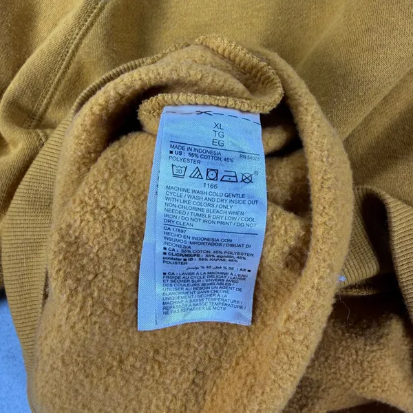 old Navy Womens XL Chill Vibes Mustard Yellow Raglan Fleece - Image 7