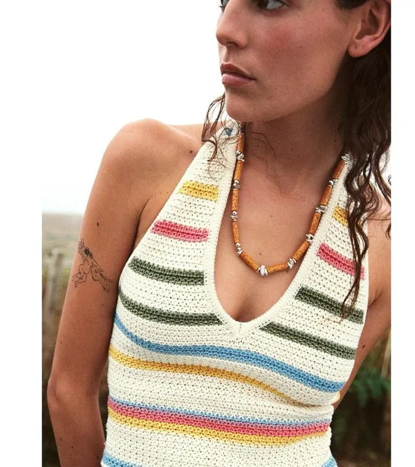 ZARA Crochet Halter Top - Image 5