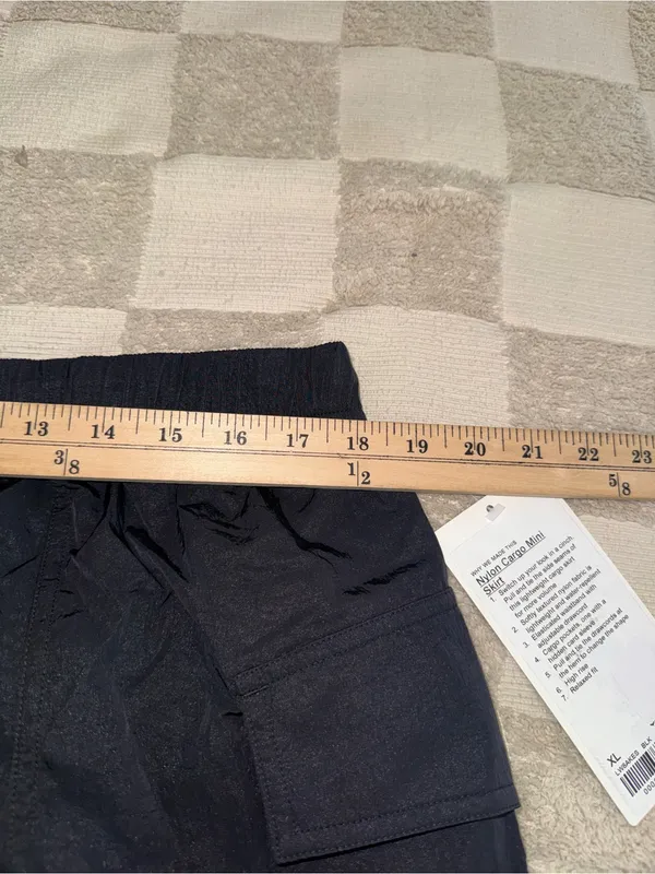 NWT Lululemon Nylon Cargo Mini Skirt size‎ XL - Image 3