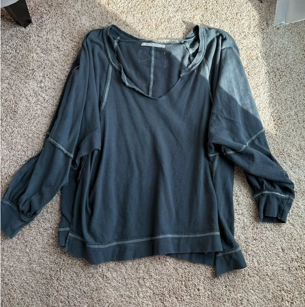 Free People Oversized Long Sleeve Top - Image 2